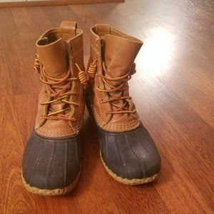 Navy Blue Bean Boots